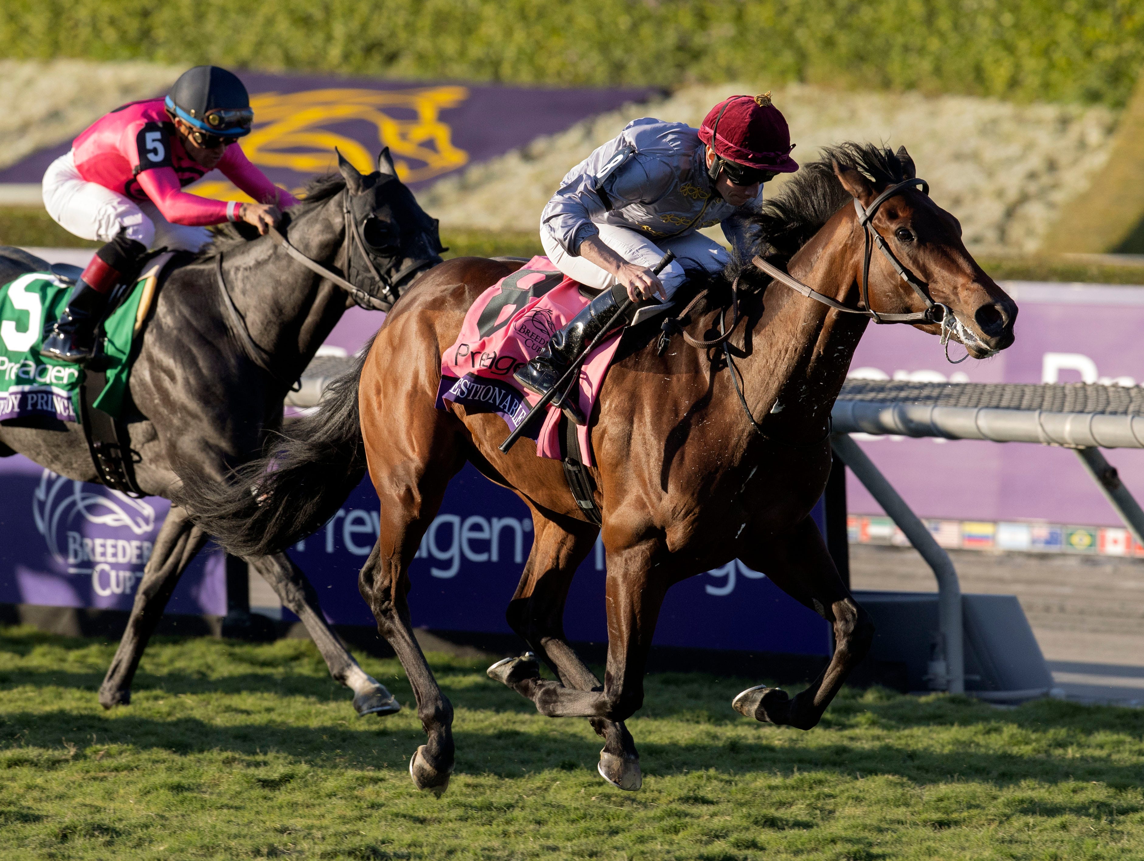 Breeders' Cup Juvenile Turf Unquestionable scores after scratch of